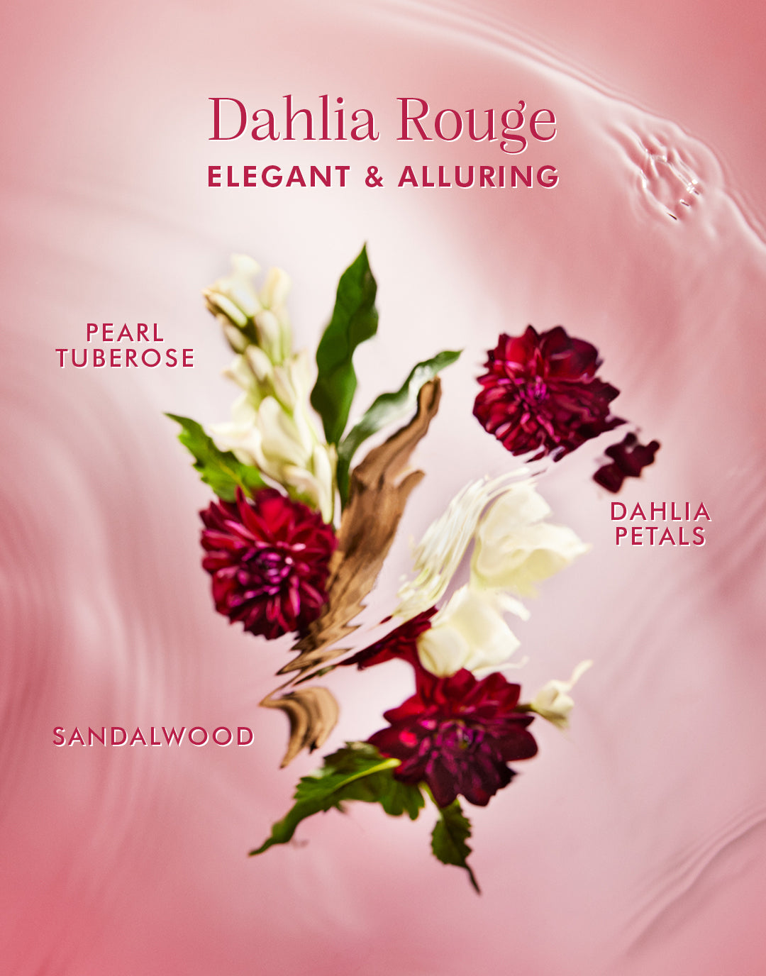 Mgiełka zapachowa do włosów i ciała Dahlia Rouge